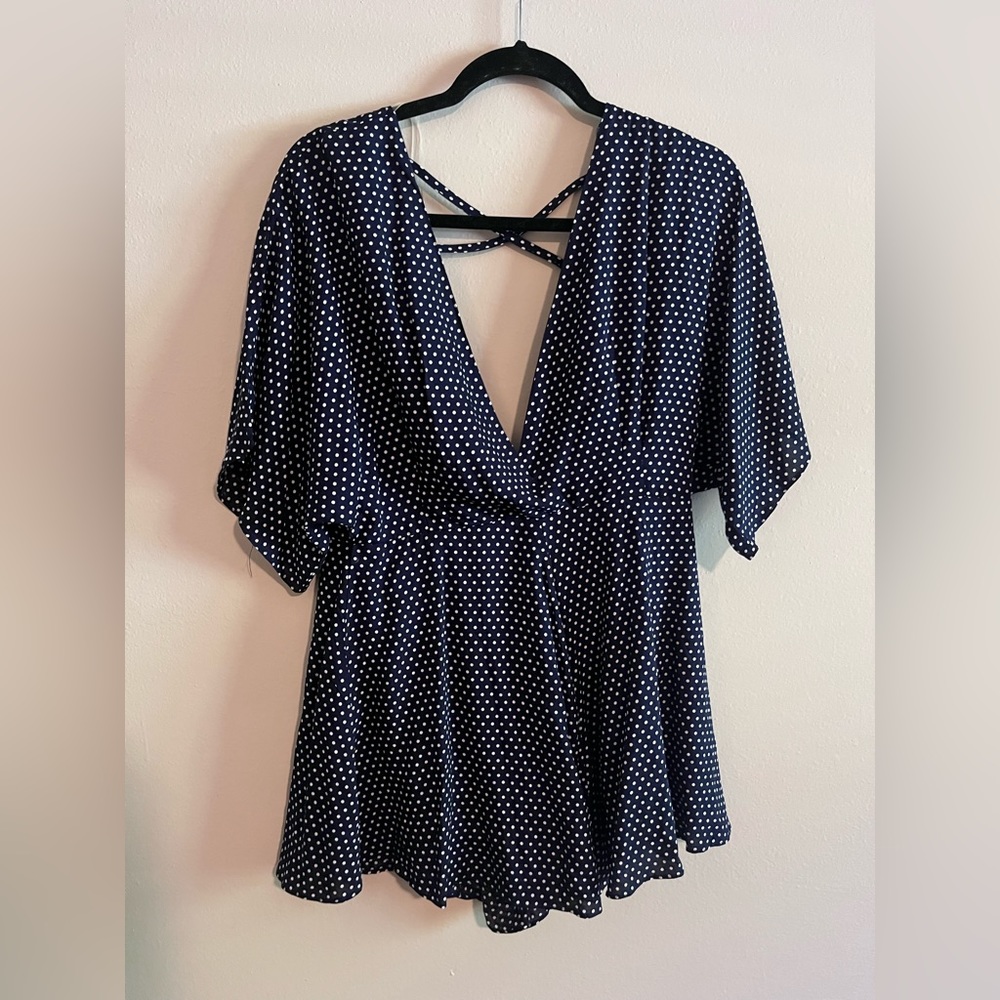 Peach love California romper